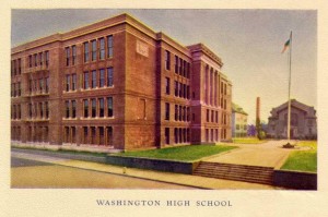 Washington High School Portland Oregon 1925 Historic Photo