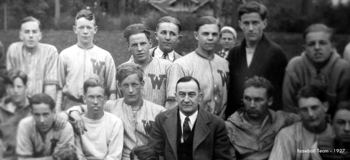 Washington High School Basebell team 1927 Historic Photo Portland Oregon PDX